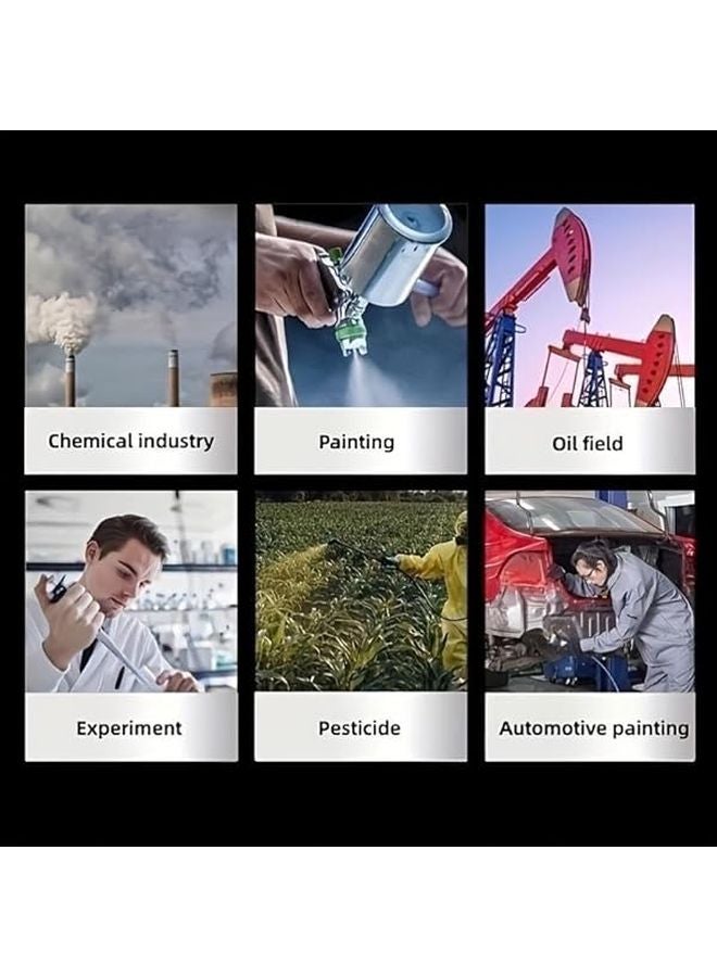 Reusable Half Face Respirator Mask with Filter Box for Woodworking Construction Dustproof Safety - Image 4