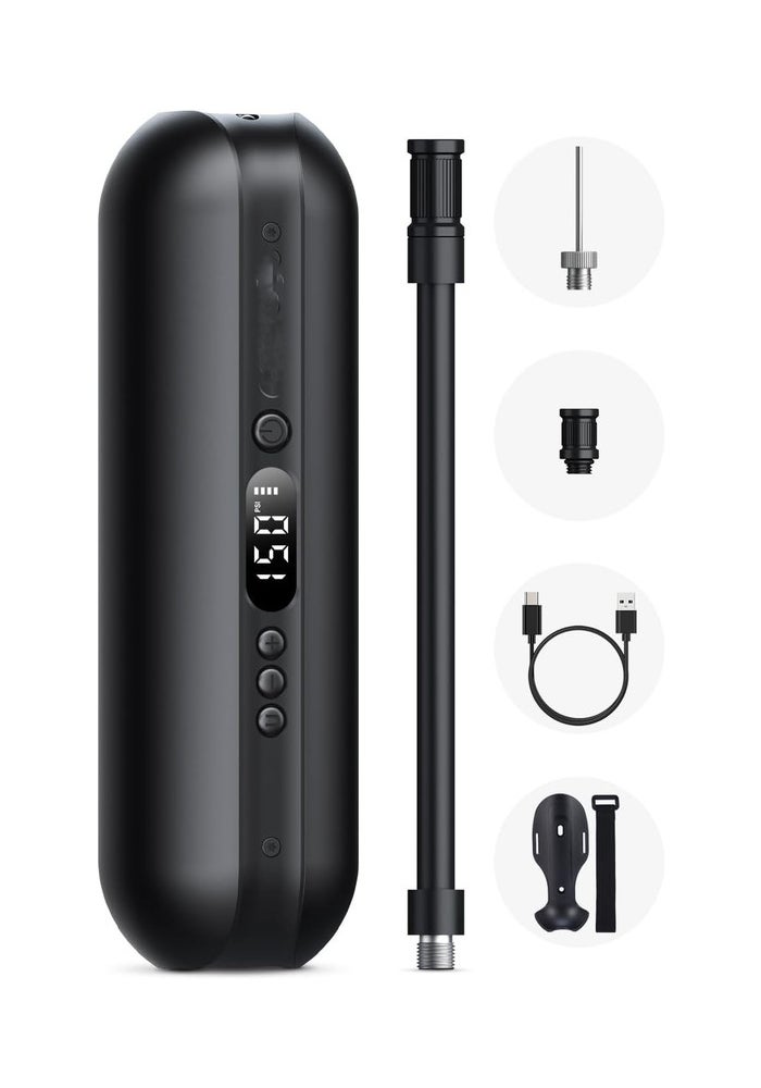 DEXO CYCPLUS I50PSI Electric Portable Air Pump with Digital LED Display and LED Light - Image 1