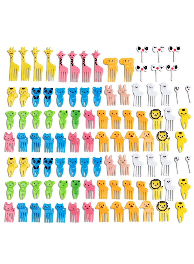 Japanese Cartoon Fruit Fork Cute Animal Fruit Fork Children Baby Special Fruit Sign Wholesale-Color:10pc Fruit Fork/alpaca Boxed  - Image 2