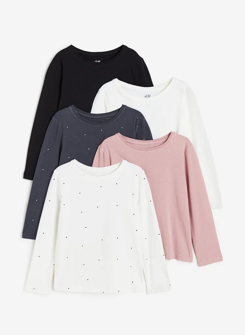 H&M Kids 5-Pack Jersey Tops
