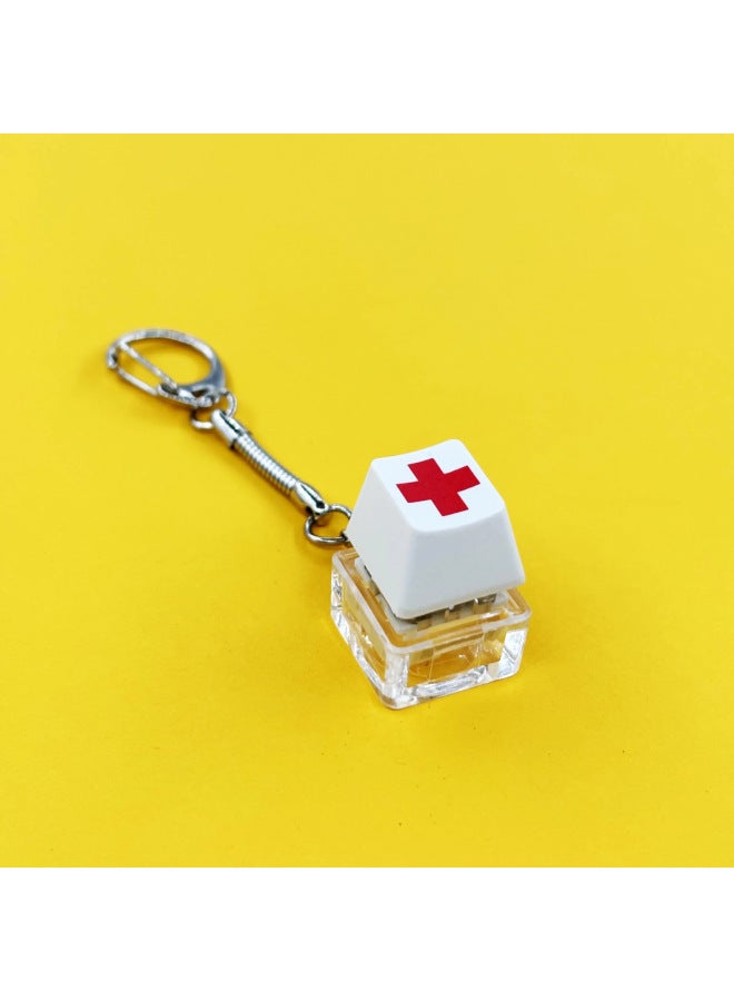 Popular Creative Press Decompression Artifact Single Key Keycap Cute Funny Style Mechanical Keyboard Anime Keychain Keycap 