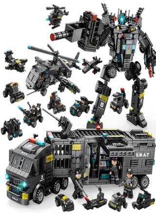 51 in 1 Transformable Robots,Police Series Building Blocks,Kid Puzzle Toy - pzsku/Z8A9D3BAB2A66F7C025E0Z/45/_/1708235358/b6dd3dfa-c768-4ed6-a0a8-acec3580a282