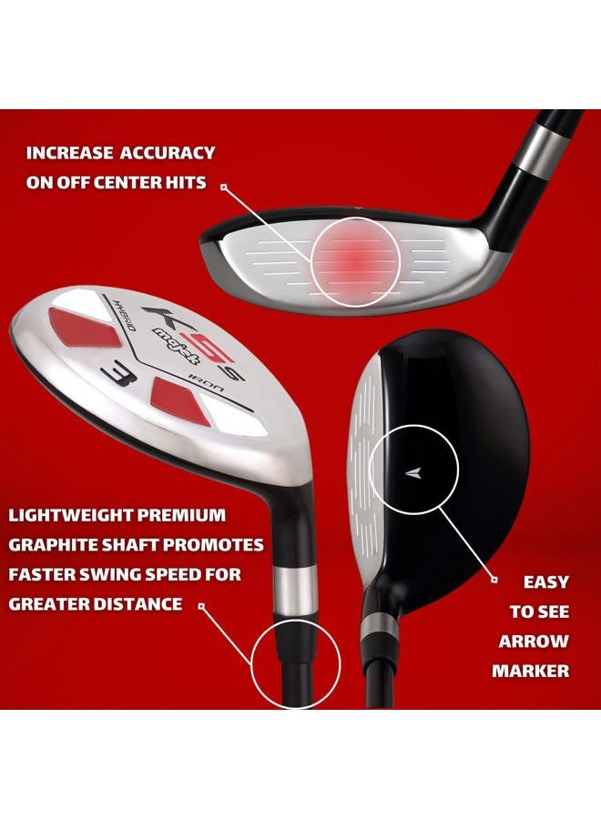 Majek Golf All Hybrid #3 Regular Flex Right Handed New Utility R Flex Club - Image 3