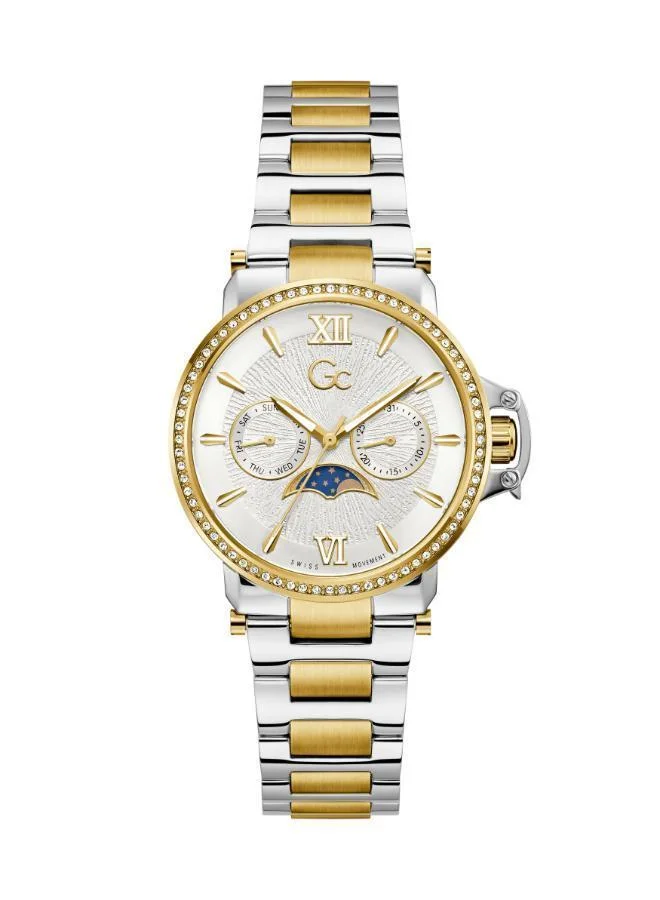 Gc MoonChic Large Size Metal Analogue Watch
