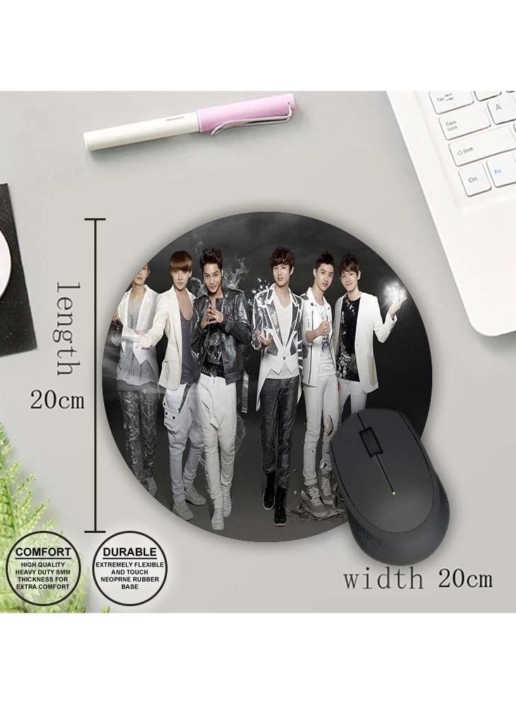 Protective Printed Mouse Pad Round - Image 1