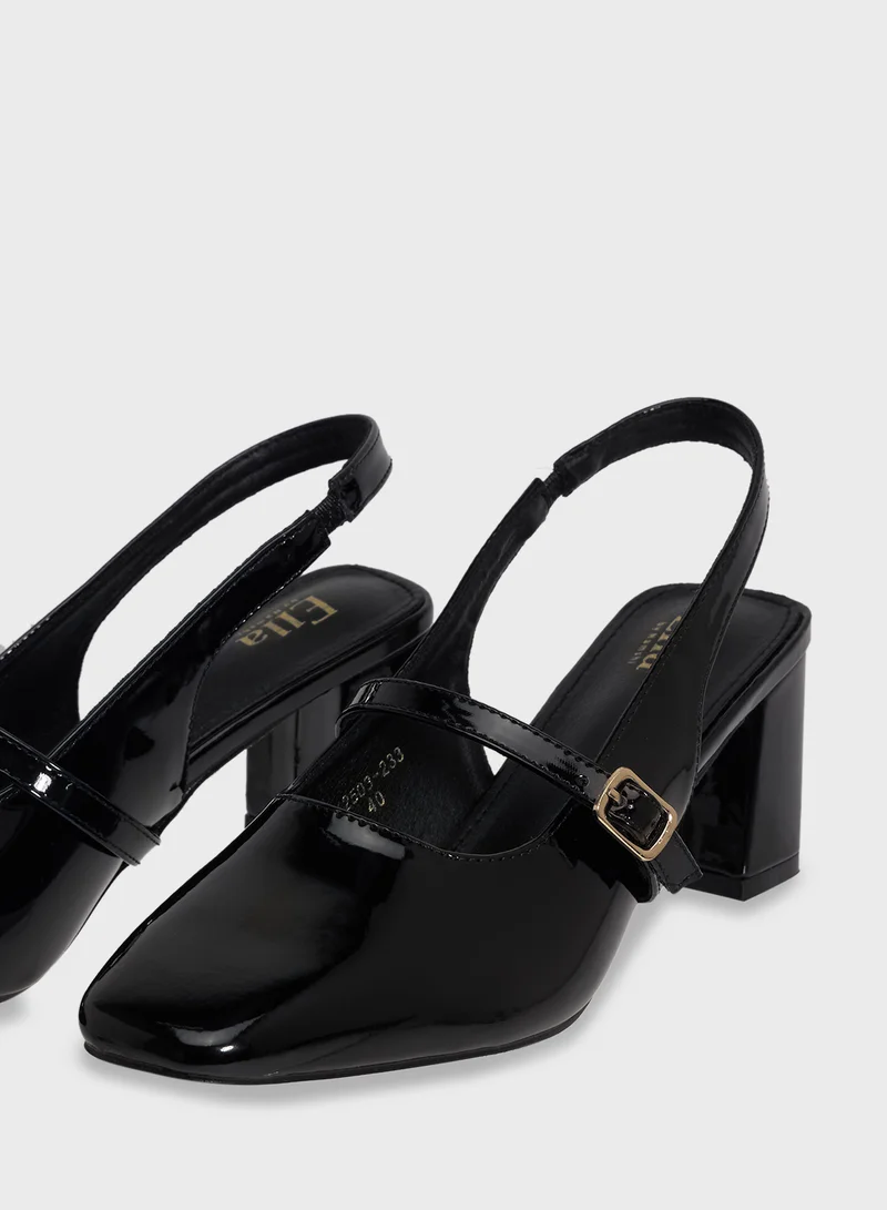 ELLA Mary-Jane Heeled Pump