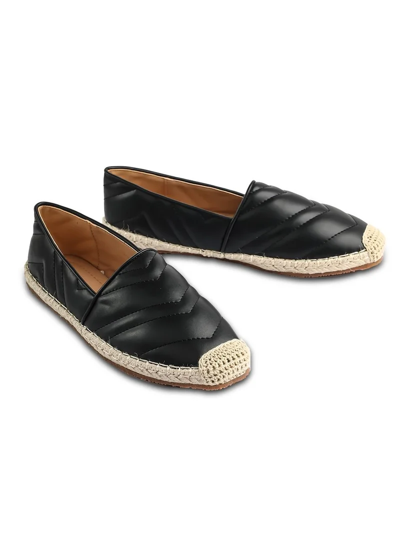 AMICA Angela Ladies Leather Espadrilles Shoe - Size 37