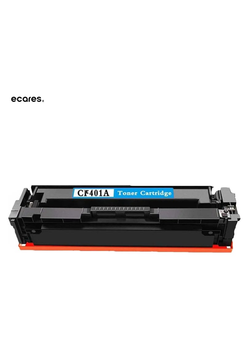 إيكاريس إيكاريس®201A خرطوشة حبر CF 401A متوافقة مع HP Color Laserjet Pro MFP M277dw M252dw M277n M277c6 M252n M277(ازرق سماوي)  - Image 1