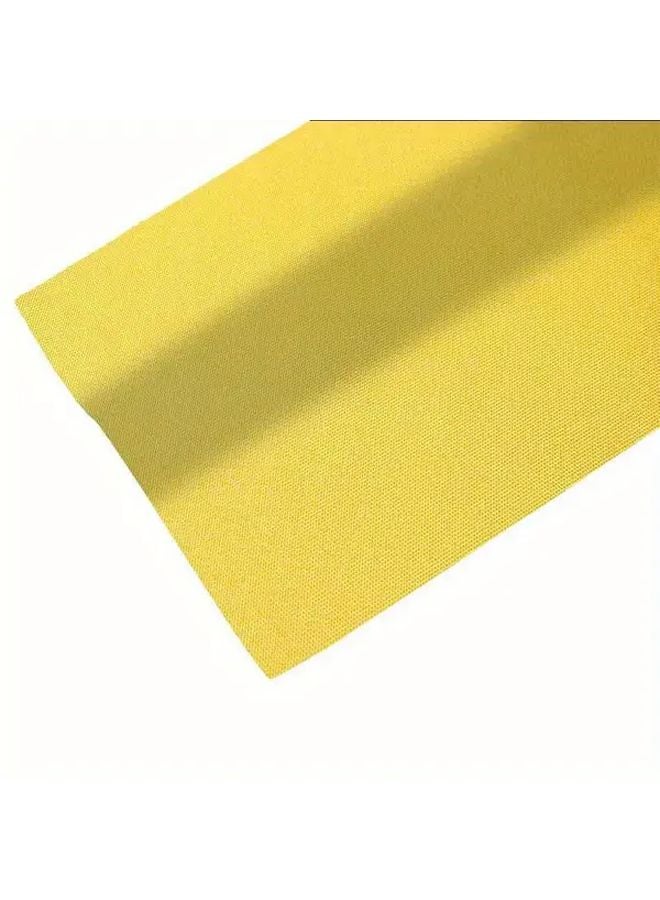 غطاء كتاب كتان أصفر خوخي 15 75x118 11 بوصة غطاء واقي من القماش المتميز - Image 1