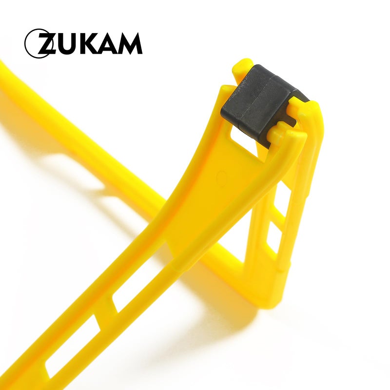 ZUKAM Hex Agility Rings for Speed Training & Agility Footwork Training Speed Hurdles Ladder (6 Ring) - Image 4