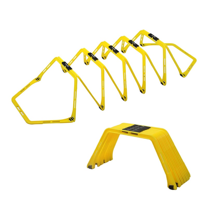 ZUKAM Hex Agility Rings for Speed Training & Agility Footwork Training Speed Hurdles Ladder (6 Ring) - Image 1