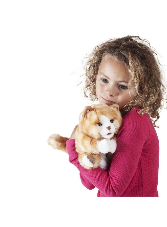 Folkmanis Orange Tabby Kitten Hand Puppet Orange, White, 1 EA - Image 3