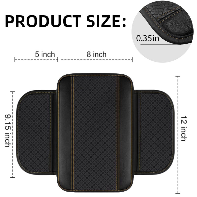 NBTEPEM 6 PCS Car Steering Wheel Cover Set, Microfiber Leather Steering Wheel Covers Universal 14.5-15 inch, Center Console Cover, Seat Belt Cushion, Cup Holder Coaster, Car Accessories Set Beige - Image 5