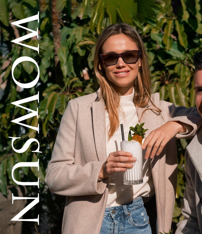 WOWSUN Narrow Small Vintage Polarized Cat Eye Sunglasses for Women - Image 2