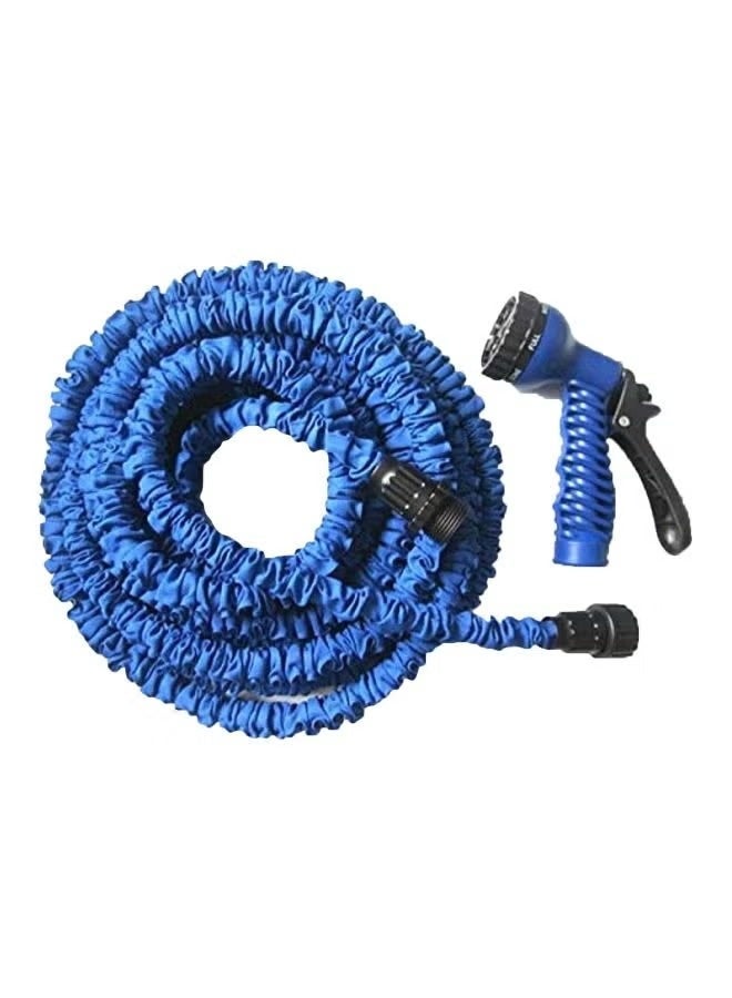 X-Hose Expandable Garden Hose 150ft Blue | Heavy-Duty Flexible Watering Hose with Solid Fittings | Anti-Kink Lightweight Water Hose for Garden, Car Wash, and Patio Cleaning - Image 1