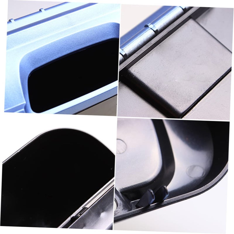 Black Portable Car Trash Can for Wrappers Tissues and Liquid Storage - Image 4