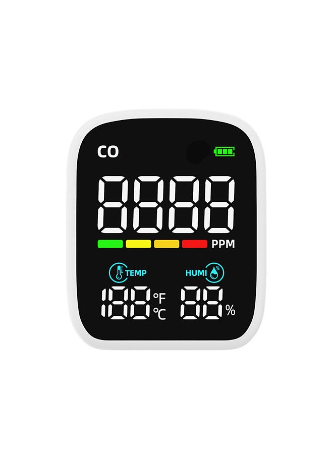 Generic Digital LED Display CO Detector Portable Carbon Monoxide Tester Multifunctional Temperature and Humidity Test Meter Electrochemical CO Sensor Household Air Quality Tester  - Image 5