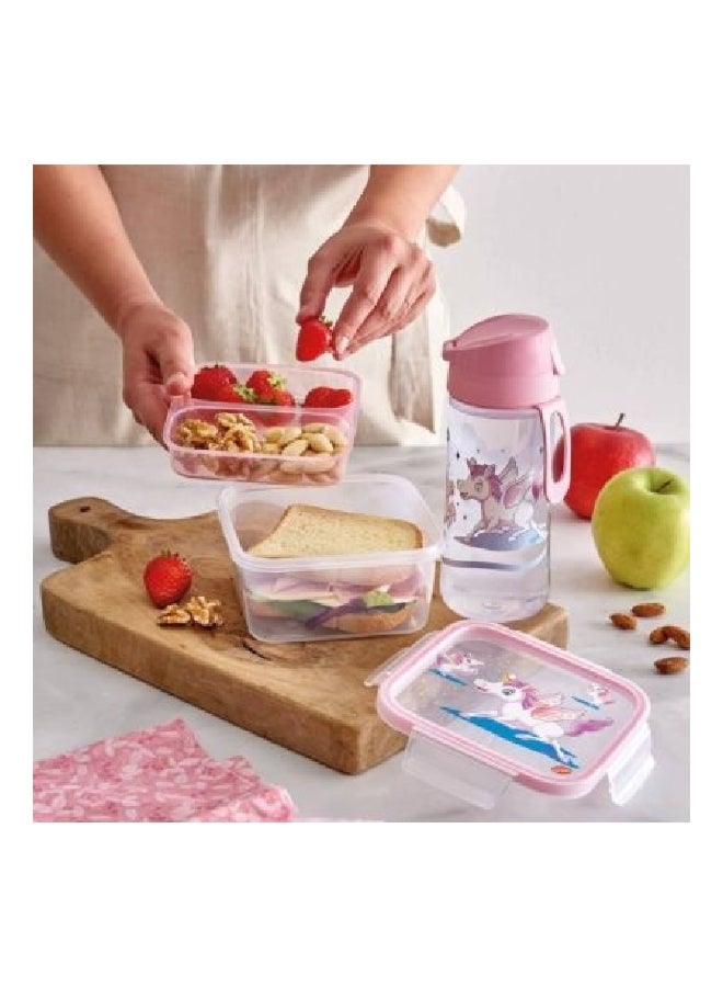 Snips Practical and Versatile Unicorn Tritan Water Bottle Pink and Clear 0.50 Liter 000797 - Image 3