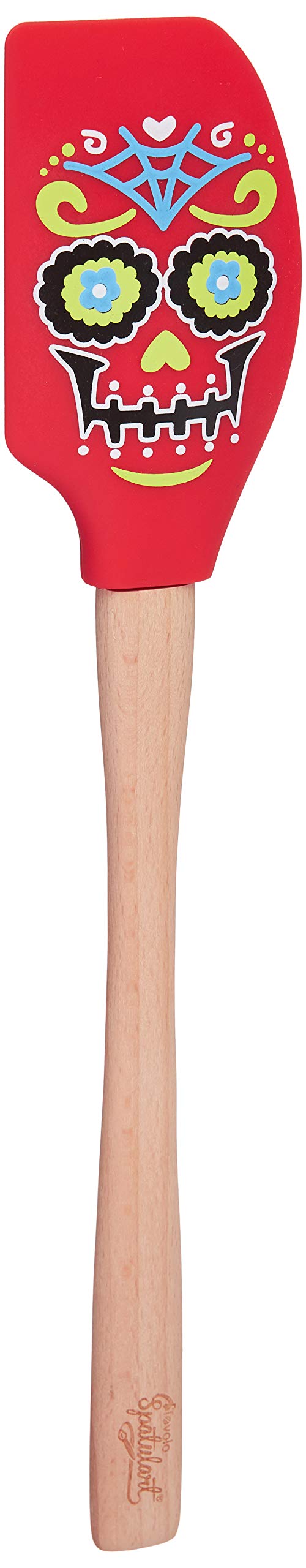 Tovolo Spatulart Sugar Skull Spatula Easy Mixing and Flipping Heat Resistant Dishwasher Safe