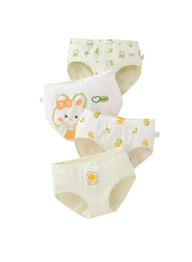 KUYING New Comfortable Skin friendly Breathable Underwear Set 0f 4