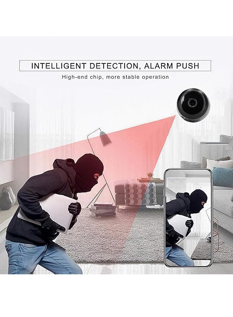 Generic Mini WiFi Camera Mini Camera Remote Monitor Home Security 1080P Camera IR Wireless Camera Smart Tracking Camera with Night Vision and Motion Detection for Indoor and Outdoor - Image 5