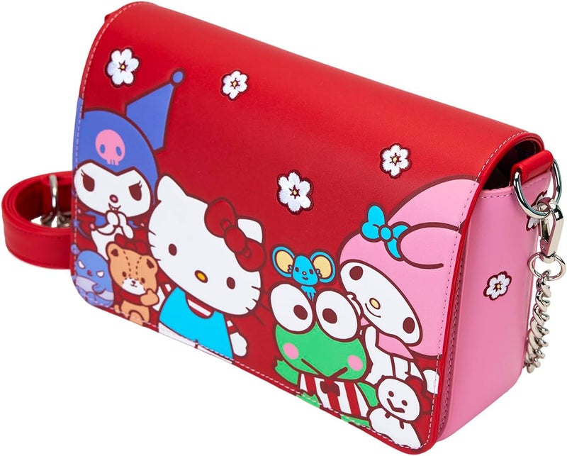 Loungefly Sanrio Hello Kitty  Friends Color Block Crossbody Bag - Image 3