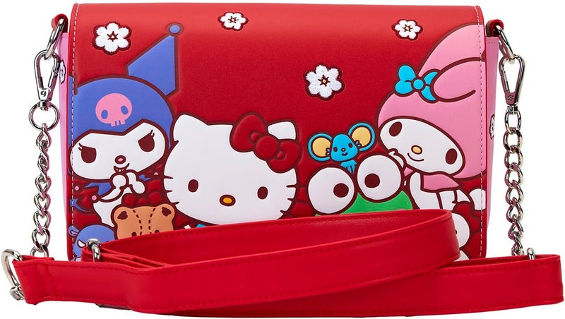 Loungefly Sanrio Hello Kitty  Friends Color Block Crossbody Bag - Image 5