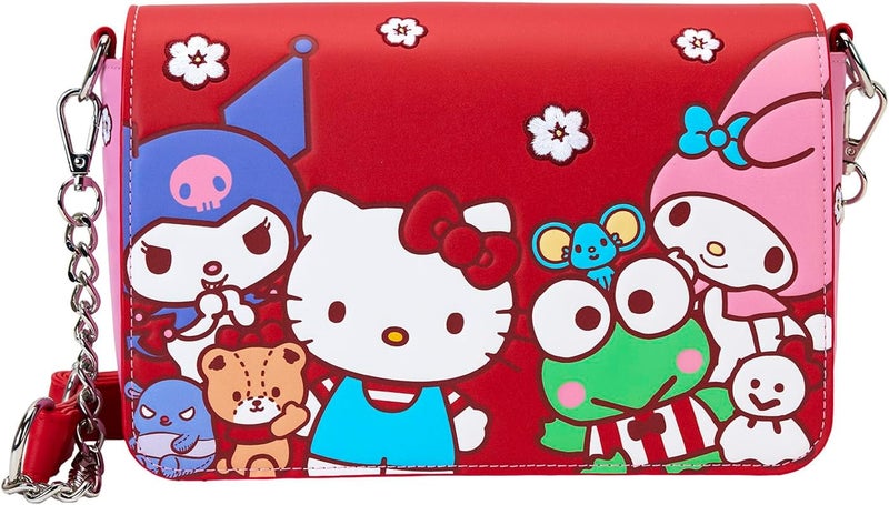 Loungefly Sanrio Hello Kitty  Friends Color Block Crossbody Bag - Image 1