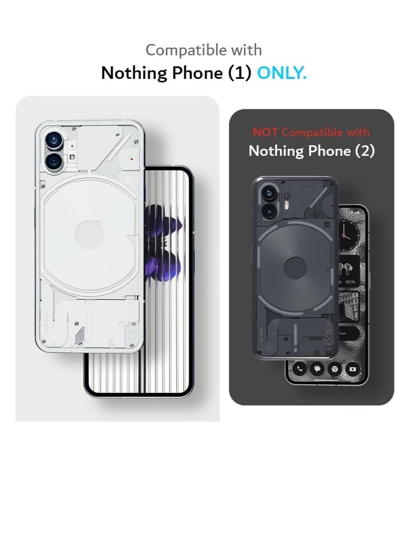 ELTRAZONE Case Compatible with Nothing Phone 1 (6.55 Inch) | Liquid Jelly Silicone Shockproof Cover | Anti-Scratch & Flexible Protective Case | Soft-Touch, Slim Fit, Wireless Charging Support | Scratch-Resistant & Durable Blue - Image 2