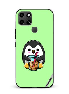 Protective Case Cover For Infinix Smart 6 Penguin Cola Design Multicolour