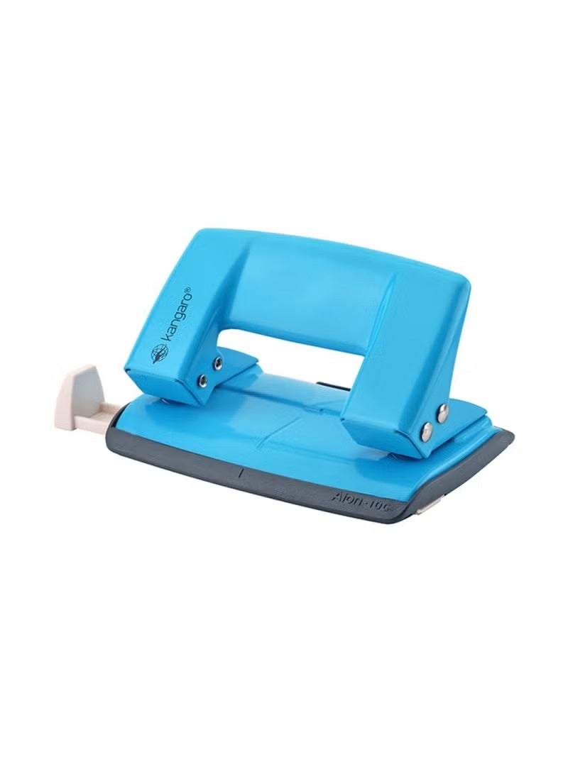 Kangaro Paper Punch AION-10G Mini Metal w/Guide Bar - Punching Capacity: 10 Sheets - Image 3
