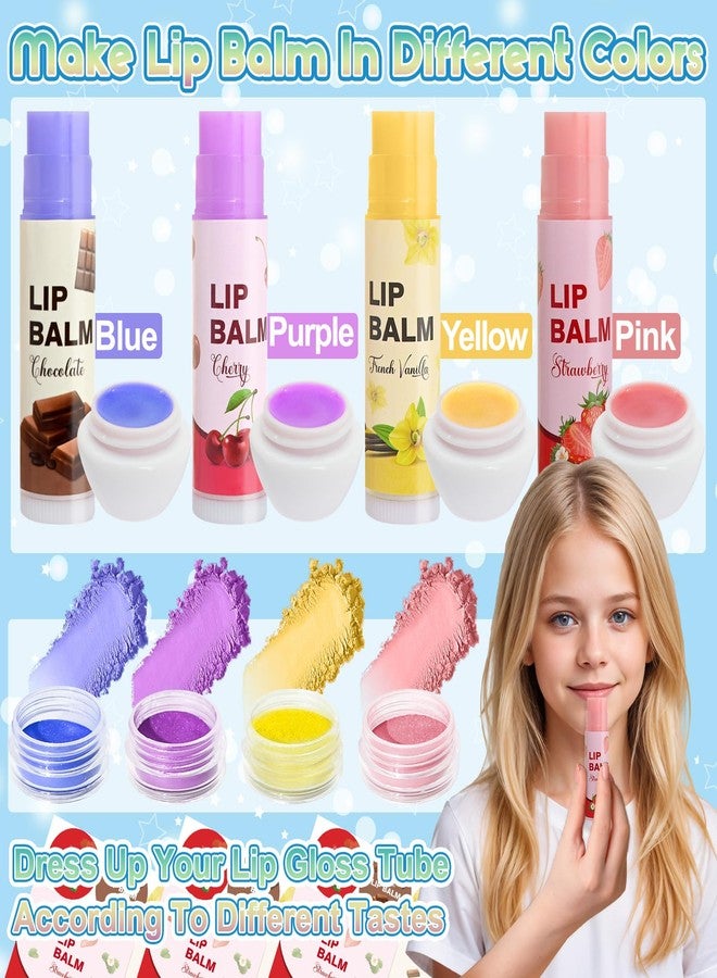 JUYRLE DIY Lip Balm Kit - Make Your Own Natural Beeswax Lip Balm with Containers, Moisturizing Base, Perfect for Kids and Adults - Image 3