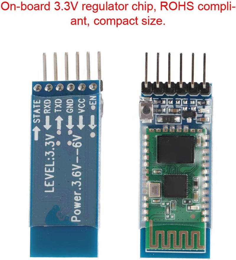 Cuifati Bluetooth Module UART RS232 Serial Converter HC-05 Transceiver Module Serial Port Communication BT Module - Image 4