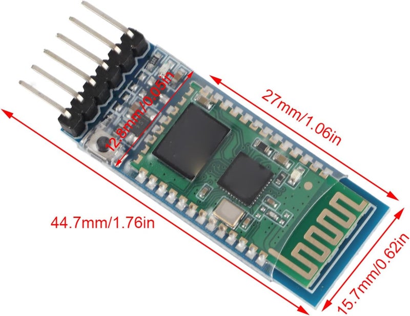 Cuifati Bluetooth Module UART RS232 Serial Converter HC-05 Transceiver Module Serial Port Communication BT Module - Image 5