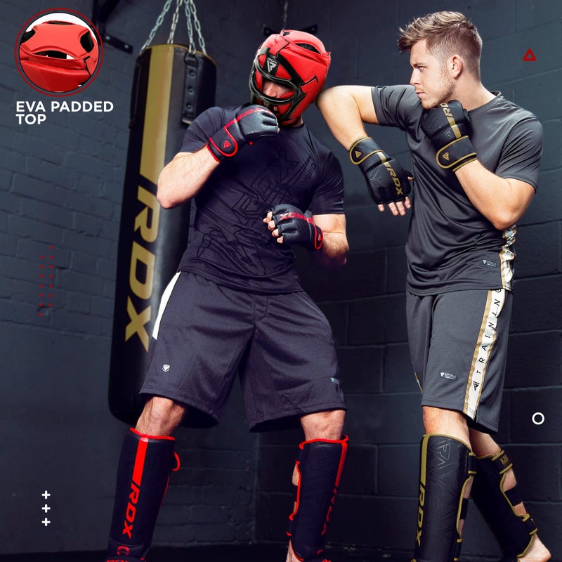 Rdx خوذة ملاكمة RDX MMA موياي تاي مع شبكة وجه قابلة للإزالة خوذة للتدريب في المبارزات والمصارعة والفنون القتالية وكيك بوكسينغ وتايكوندو وكاراتيه وتدريب BJJ - Image 3