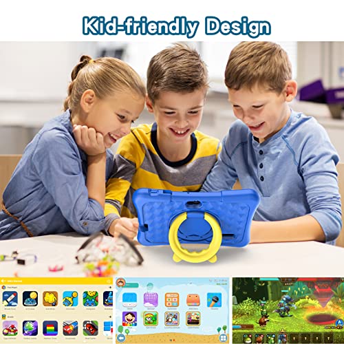 PRITOM 7 inch Tablet for Kids with Solid Case, Kids Tablets 32GB with Parental Control, Pre-Installed Free APPs Games, Educational Toddler Tablet WiFi, Bluetooth, Camera, YouTube Kids - Image 5