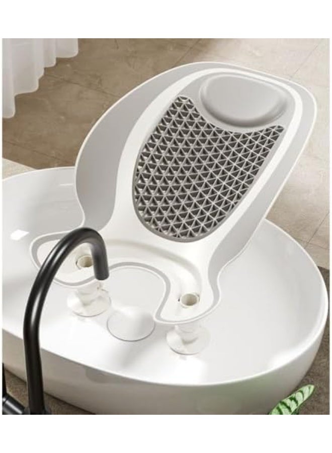 Turtees Baby Sink Bath Tub with Anti-Slip Support Seat | Newborn to Toddler Infant Bath Seat | Safe & Comfortable Baby Bathing Solution - Image 1