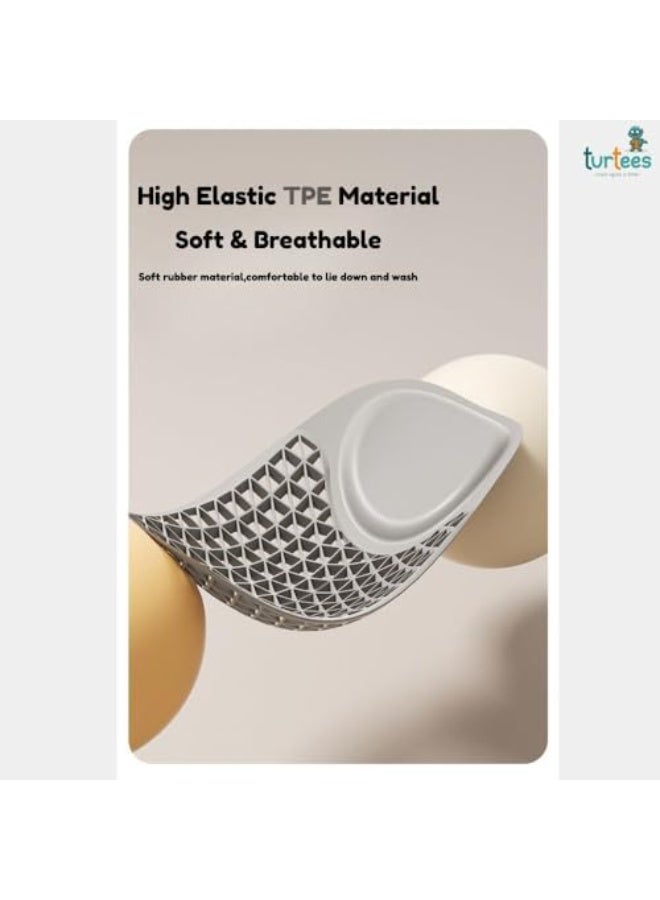 Turtees Baby Sink Bath Tub with Anti-Slip Support Seat | Newborn to Toddler Infant Bath Seat | Safe & Comfortable Baby Bathing Solution - Image 5