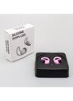 Shark Fin Soundproof Earplugs Anti-Noise Silicone Earplugs Industrial Noise Reduction Silent Sleep Earplugs Waterproof Swimming Earplugs-Color:Pink 1 Pair (white Color Box + Blister Inner Tray)