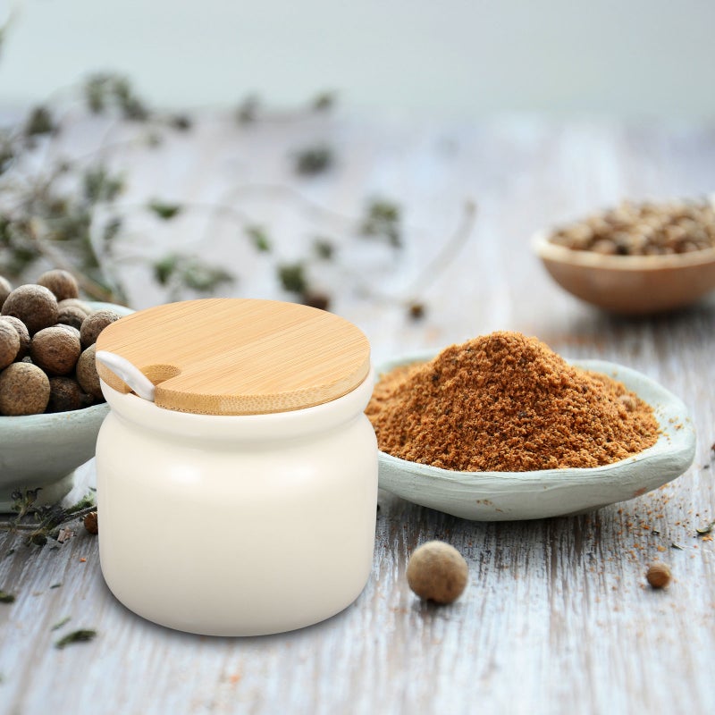 1 Set of Adorable Spice Container with Scoop Spice Storage Jar Delicate Condiment Container - Image 3