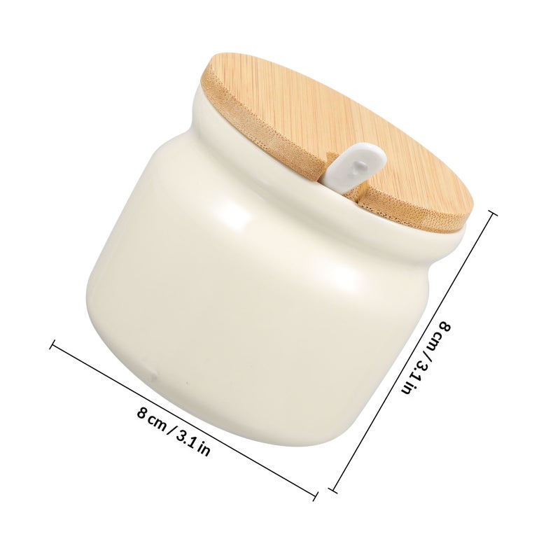 1 Set of Adorable Spice Container with Scoop Spice Storage Jar Delicate Condiment Container - Image 2