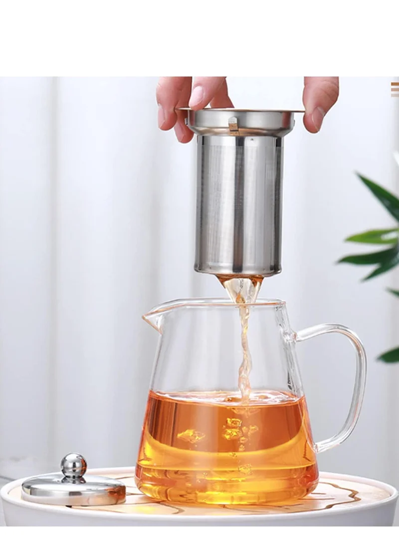 1Chase Borosilicate Glass Teapot with Infuser 950 ML