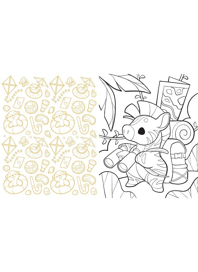 Cute Chibi Creature Coloring: Color over 60 Adorable Creatures  - Image 3