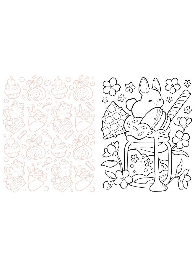 Cute Chibi Creature Coloring: Color over 60 Adorable Creatures  - Image 2