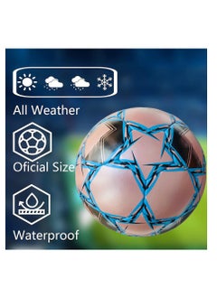 ALLKING Soccer Football Ball - Pro Football Quality - Size 5 - High Performance Precision and Control - Durable for Matches and Training  - Image 2