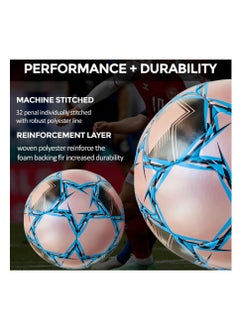 ALLKING Soccer Football Ball - Pro Football Quality - Size 5 - High Performance Precision and Control - Durable for Matches and Training  - Image 3