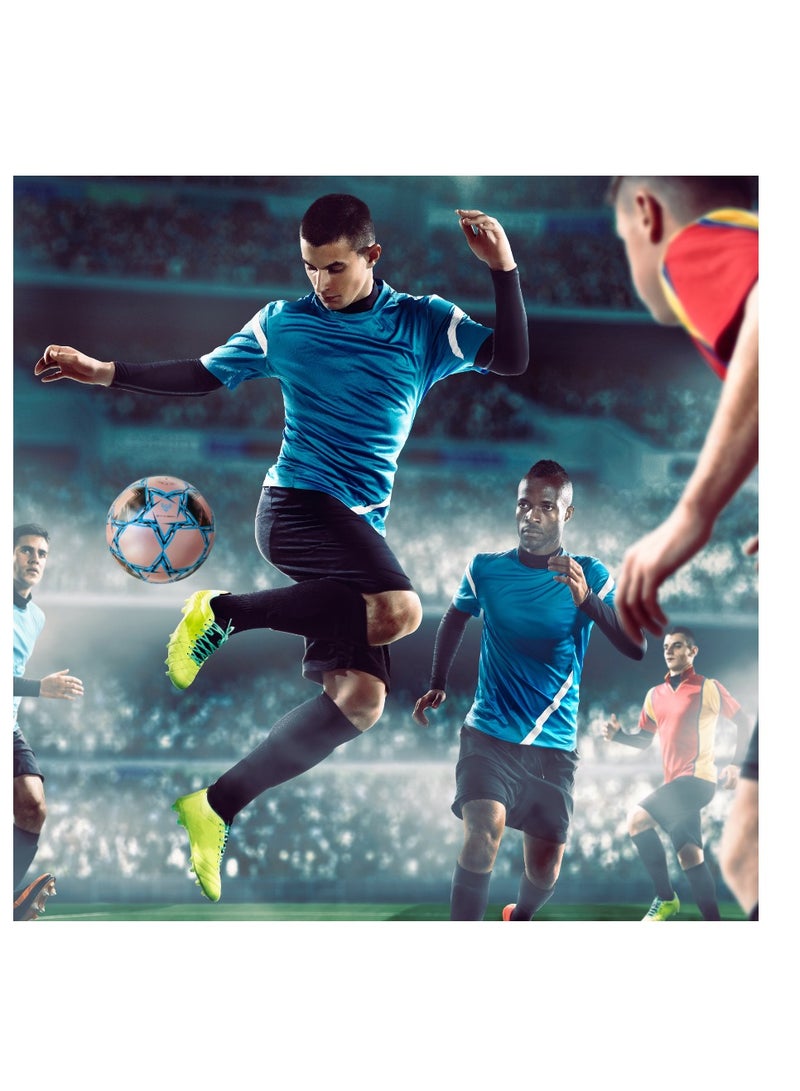 ALLKING Soccer Football Ball - Pro Football Quality - Size 5 - High Performance Precision and Control - Durable for Matches and Training  - Image 4