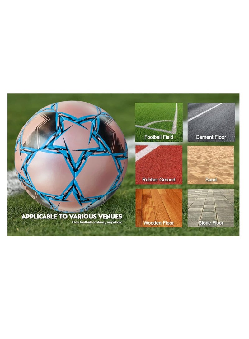 ALLKING Soccer Football Ball - Pro Football Quality - Size 5 - High Performance Precision and Control - Durable for Matches and Training  - Image 5