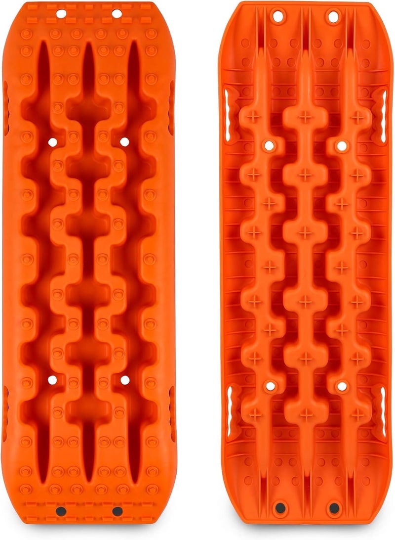 Oasisgalore Liquid tight joint Car Recovery Board Accessories, 3rd Gen Orange New Recovery Traction Tracks Sand Mud Snow Track Tire Ladder with 10-Ton Load Capacity for 4WD Off Road Suv Truck Globally popular elegant design - Image 2