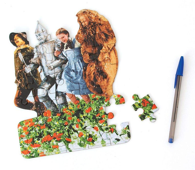 Playhouse Wizard of Oz Poppy Fields 26-Piece Die-Cut Shaped Mini Puzzle for Kids - Image 3